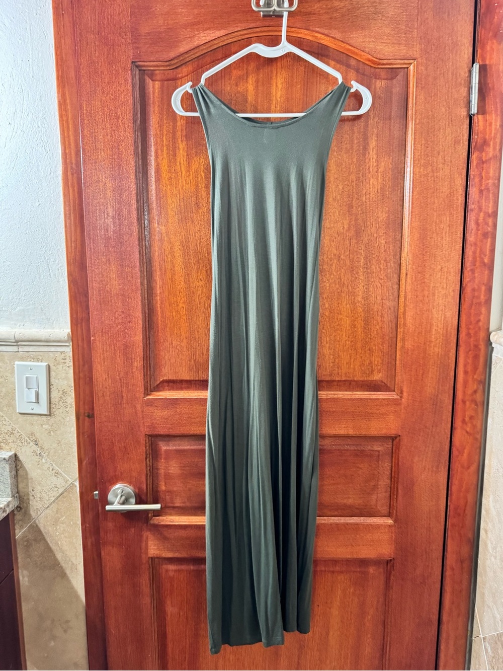 GAP Olive Green Midi Tank Dress